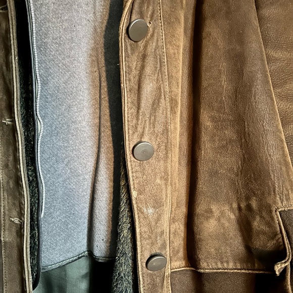 Genuine Leather Vintage DuPont Quilon Jacket with Fur Liner - Picture 3 of 9